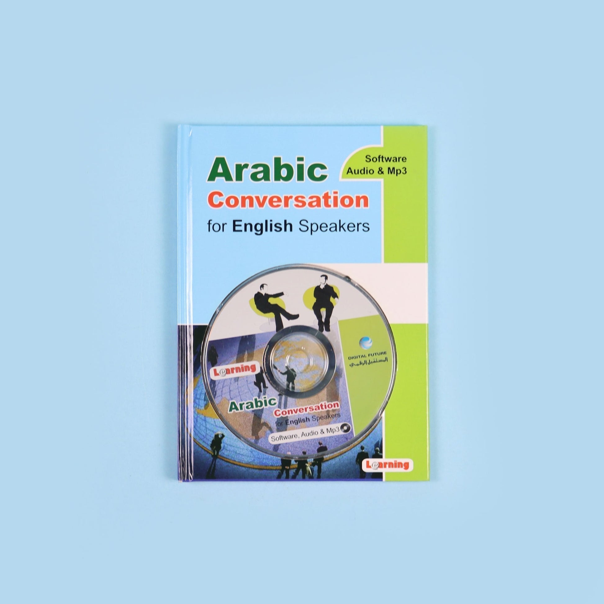 كتاب المحادثة العربية للناطقين بالإنجليزية مع قرص صوتي لتعلّم التحدث باللغة العربية بسهولة