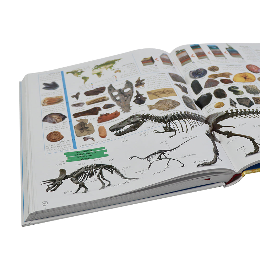 غلاف الموسوعة المصوّرة الشاملة التي تضم معلومات متنوعة عن الحيوانات والنباتات والفنون والعلوم لجميع الأعمار